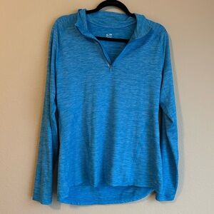 Champion half zip long sleeve workout top